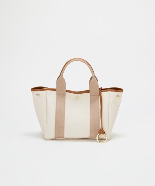 TOPKAPI / トプカピ トートバッグ | 【Breath TOPKAPI】SCOTCH GRAIN スコッチグレイン 2way ミニ トートバッグ チャーム付き　 | 詳細4