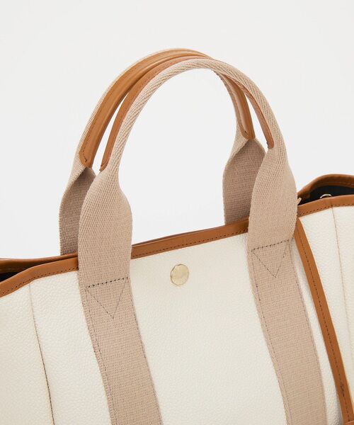 TOPKAPI / トプカピ トートバッグ | 【Breath TOPKAPI】SCOTCH GRAIN スコッチグレイン 2way ミニ トートバッグ チャーム付き　 | 詳細11