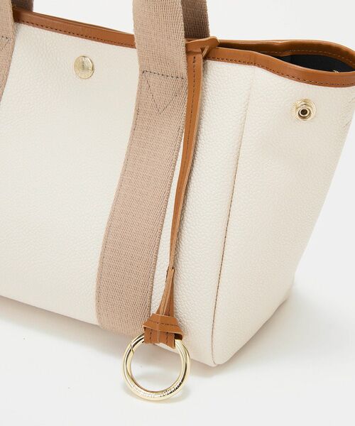 TOPKAPI / トプカピ トートバッグ | 【Breath TOPKAPI】SCOTCH GRAIN スコッチグレイン 2way ミニ トートバッグ チャーム付き　 | 詳細13