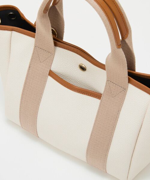 TOPKAPI / トプカピ トートバッグ | 【Breath TOPKAPI】SCOTCH GRAIN スコッチグレイン 2way ミニ トートバッグ チャーム付き　 | 詳細16