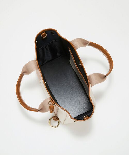 TOPKAPI / トプカピ トートバッグ | 【Breath TOPKAPI】SCOTCH GRAIN スコッチグレイン 2way ミニ トートバッグ チャーム付き　 | 詳細17