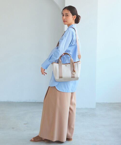 TOPKAPI / トプカピ トートバッグ | 【Breath TOPKAPI】SCOTCH GRAIN スコッチグレイン 2way ミニ トートバッグ チャーム付き　 | 詳細3