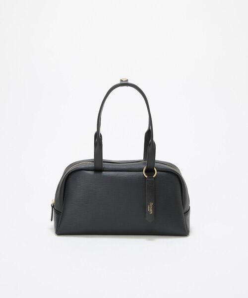 TOPKAPI / トプカピ ボストンバッグ | 【Breath TOPKAPI】RIPPLE リプル ワイド ボストンバッグ チャーム付き（ブラック）