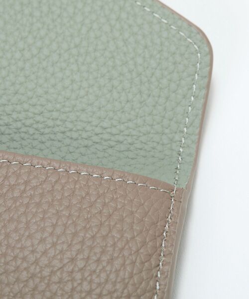 TOPKAPI / トプカピ 財布・コインケース・マネークリップ | 【Breath TOPKAPI】DUAL デュアル シュリンクレザー バイカラー 長財布　薄型 / 軽量 | 詳細15