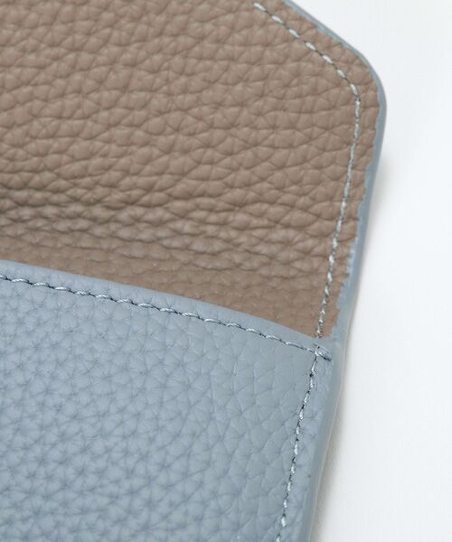 TOPKAPI / トプカピ 財布・コインケース・マネークリップ | 【Breath TOPKAPI】DUAL デュアル シュリンクレザー バイカラー 長財布　薄型 / 軽量 | 詳細17