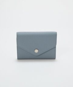 TOPKAPI / トプカピ 財布・コインケース・マネークリップ | 【Breath TOPKAPI】DUAL デュアル シュリンクレザー バイカラー 三つ折り 財布　薄型 / 軽量