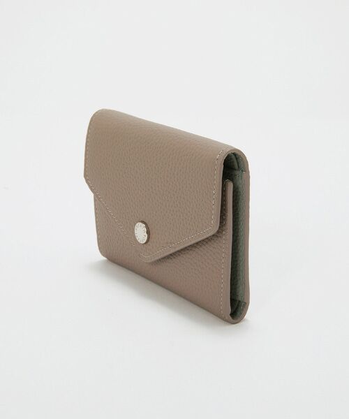 TOPKAPI / トプカピ 財布・コインケース・マネークリップ | 【Breath TOPKAPI】DUAL デュアル シュリンクレザー バイカラー 三つ折り 財布　薄型 / 軽量 | 詳細4