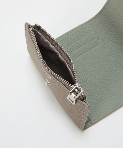 TOPKAPI / トプカピ 財布・コインケース・マネークリップ | 【Breath TOPKAPI】DUAL デュアル シュリンクレザー バイカラー 三つ折り 財布　薄型 / 軽量 | 詳細8