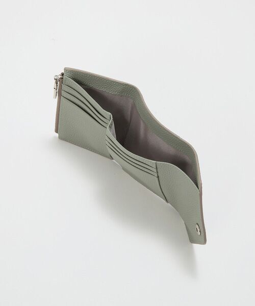 TOPKAPI / トプカピ 財布・コインケース・マネークリップ | 【Breath TOPKAPI】DUAL デュアル シュリンクレザー バイカラー 三つ折り 財布　薄型 / 軽量 | 詳細10