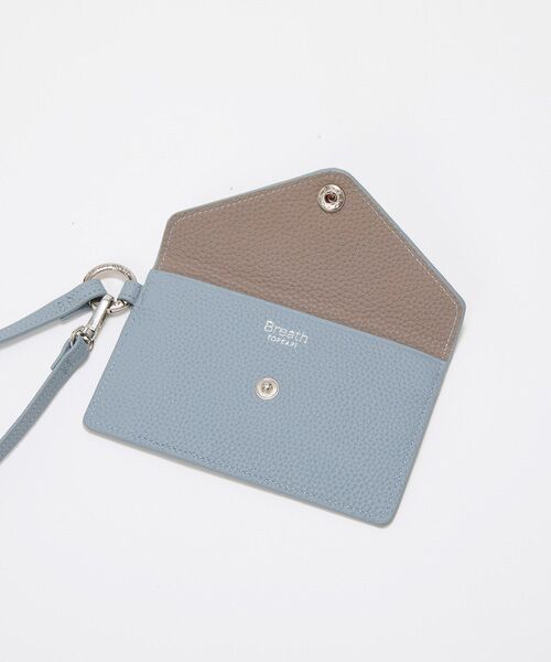 TOPKAPI / トプカピ 財布・コインケース・マネークリップ | 【Breath TOPKAPI】DUAL デュアル シュリンクレザー バイカラー フラグメントケース　薄型 / 軽量 | 詳細11