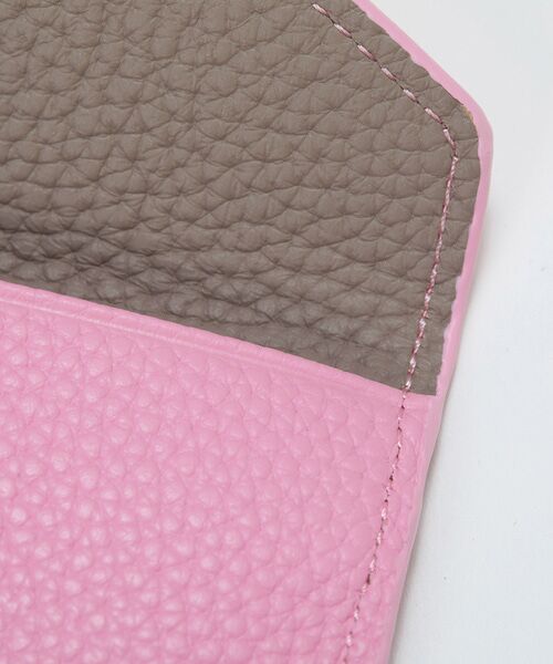 TOPKAPI / トプカピ 財布・コインケース・マネークリップ | 【Breath TOPKAPI】DUAL デュアル シュリンクレザー バイカラー フラグメントケース　薄型 / 軽量 | 詳細18