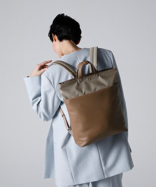 TOPKAPI / トプカピ リュック・バックパック | 【Breath TOPKAPI】LINEA リネア レザーコンビ リュック バックパック　A4 / 軽量 | 詳細6