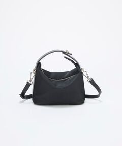 TOPKAPI / トプカピ トートバッグ | 【TREASURE TOPKAPI】ナイロン レザーコンビ ハンドルオープン ミニ ショルダーバッグ 