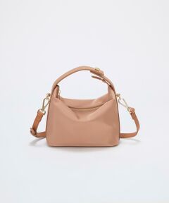 TOPKAPI / トプカピ トートバッグ | 【TREASURE TOPKAPI】ナイロン レザーコンビ ハンドルオープン ミニ ショルダーバッグ 