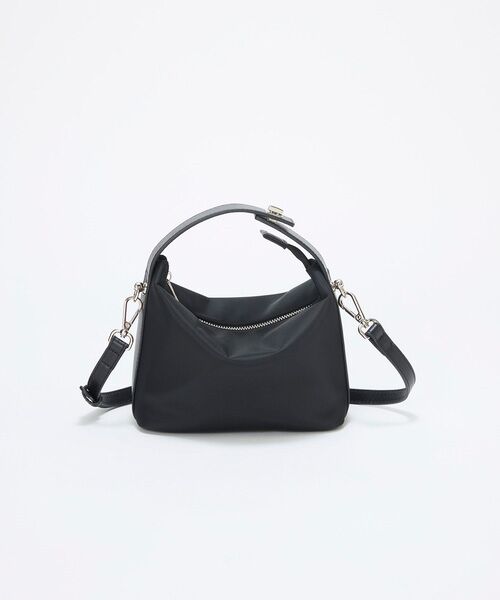 TOPKAPI / トプカピ トートバッグ | 【TREASURE TOPKAPI】ナイロン レザーコンビ ハンドルオープン ミニ ショルダーバッグ  | 詳細1