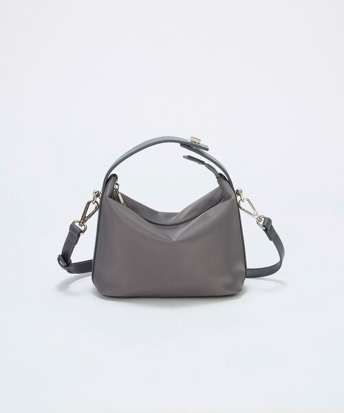 TOPKAPI / トプカピ トートバッグ | 【TREASURE TOPKAPI】ナイロン レザーコンビ ハンドルオープン ミニ ショルダーバッグ  | 詳細3