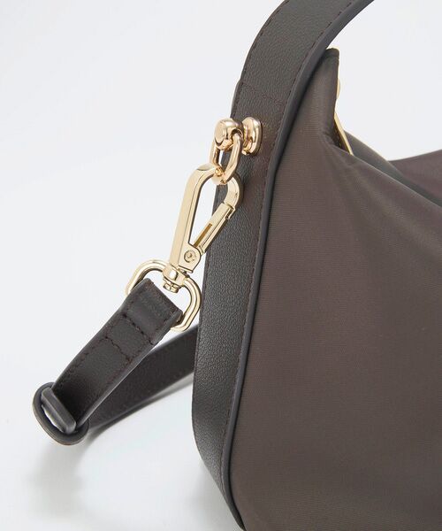 TOPKAPI / トプカピ トートバッグ | 【TREASURE TOPKAPI】ナイロン レザーコンビ ハンドルオープン ミニ ショルダーバッグ  | 詳細10