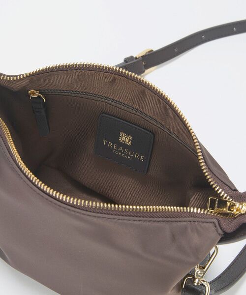 TOPKAPI / トプカピ トートバッグ | 【TREASURE TOPKAPI】ナイロン レザーコンビ ハンドルオープン ミニ ショルダーバッグ  | 詳細16