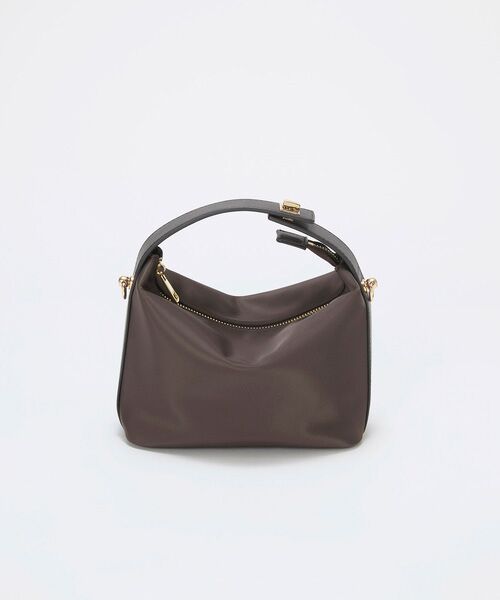 TOPKAPI / トプカピ トートバッグ | 【TREASURE TOPKAPI】ナイロン レザーコンビ ハンドルオープン ミニ ショルダーバッグ  | 詳細19