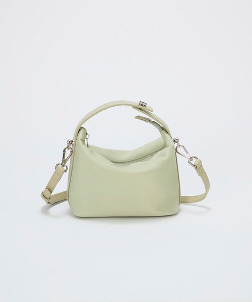 TOPKAPI / トプカピ トートバッグ | 【TREASURE TOPKAPI】ナイロン レザーコンビ ハンドルオープン ミニ ショルダーバッグ  | 詳細25