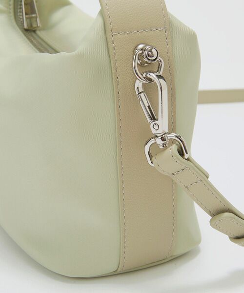 TOPKAPI / トプカピ トートバッグ | 【TREASURE TOPKAPI】ナイロン レザーコンビ ハンドルオープン ミニ ショルダーバッグ  | 詳細26