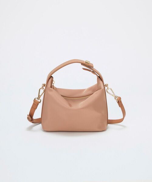 TOPKAPI / トプカピ トートバッグ | 【TREASURE TOPKAPI】ナイロン レザーコンビ ハンドルオープン ミニ ショルダーバッグ  | 詳細27