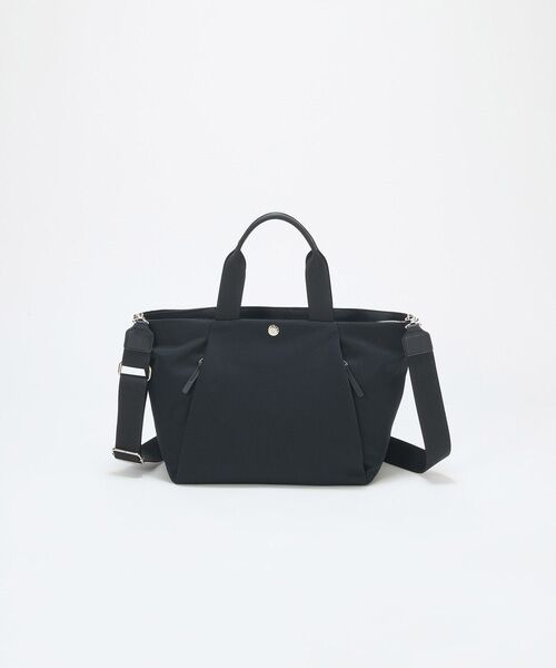 TOPKAPI / トプカピ トートバッグ | 【Breath TOPKAPI】SLANT スラント ナイロン ユーティリティ 2way トートバッグ　軽量（ブラック）