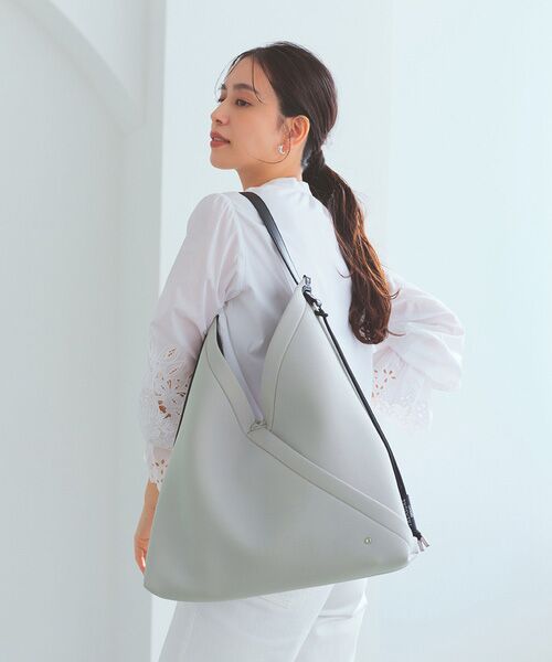 TOPKAPI / トプカピ トートバッグ | 【TREASURE TOPKAPI】ネオプレン 2way ワンハンドル ショルダーバッグ ポーチ付き | 詳細3