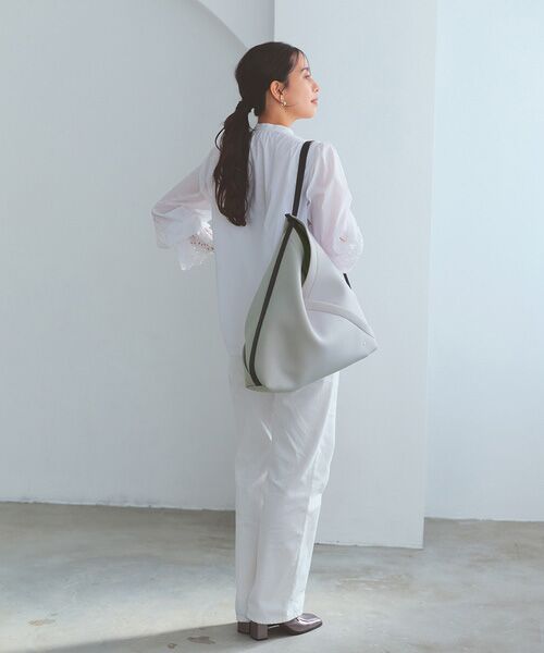 TOPKAPI / トプカピ トートバッグ | 【TREASURE TOPKAPI】ネオプレン 2way ワンハンドル ショルダーバッグ ポーチ付き | 詳細4