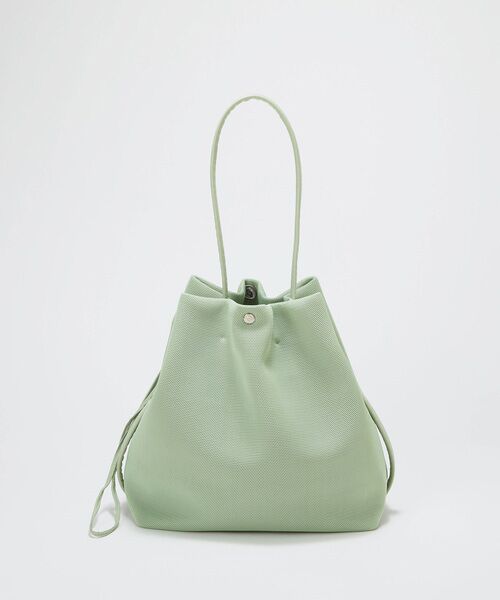 TOPKAPI / トプカピ ショルダーバッグ | 【Breath TOPKAPI】メッシュ 2way ビッグ ワンハンドル ショルダーバッグ（ペールミント）