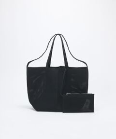 TOPKAPI / トプカピ トートバッグ | 【Breath TOPKAPI】ニットジャガード 2way ビッグ トートバッグ ポーチ付き