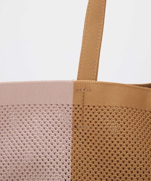 TOPKAPI / トプカピ トートバッグ | 【Breath TOPKAPI】ニットジャガード 2way ビッグ トートバッグ ポーチ付き | 詳細29