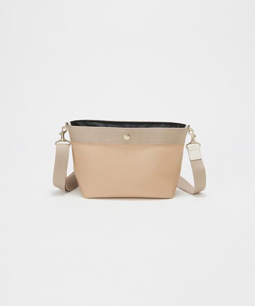 TOPKAPI / トプカピ ショルダーバッグ | 【Breath TOPKAPI】【26SS新色】RIPPLE リプル 舟形 ショルダー バッグ / 撥水（ペールサーモン）