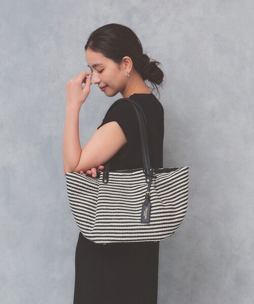 TOPKAPI / トプカピ トートバッグ | 【TREASURE TOPKAPI】ロングハンドル タック カゴバッグ | 詳細1