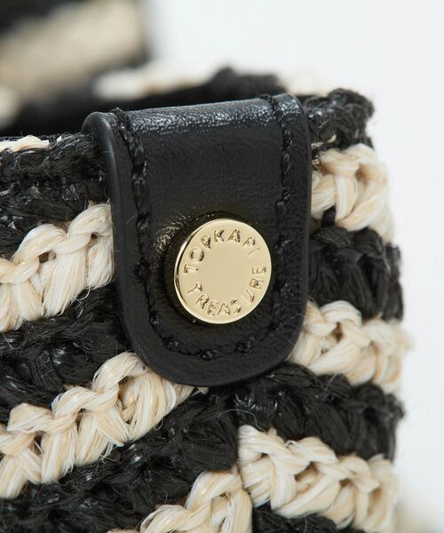 TOPKAPI / トプカピ トートバッグ | 【TREASURE TOPKAPI】ロングハンドル タック カゴバッグ | 詳細8