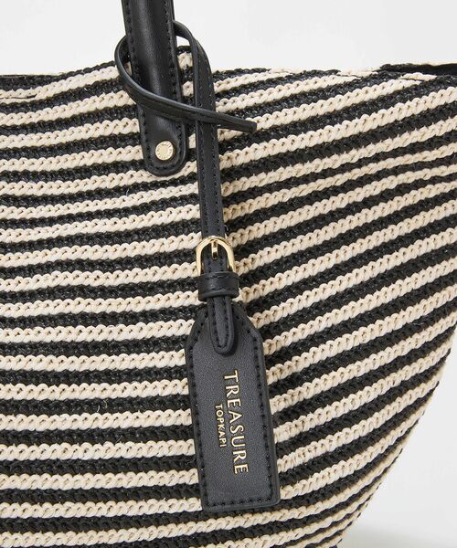 TOPKAPI / トプカピ トートバッグ | 【TREASURE TOPKAPI】ロングハンドル タック カゴバッグ | 詳細15