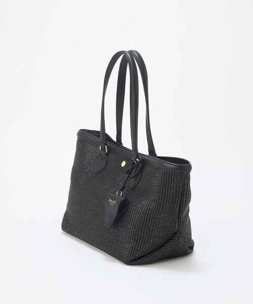 TOPKAPI / トプカピ トートバッグ | 【Breath TOPKAPI】サングラスホルダー付き レザーコンビ カゴバッグ L  | 詳細2