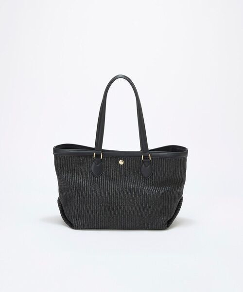 TOPKAPI / トプカピ トートバッグ | 【Breath TOPKAPI】サングラスホルダー付き レザーコンビ カゴバッグ L  | 詳細3