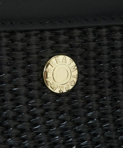 TOPKAPI / トプカピ トートバッグ | 【Breath TOPKAPI】サングラスホルダー付き レザーコンビ カゴバッグ L  | 詳細7