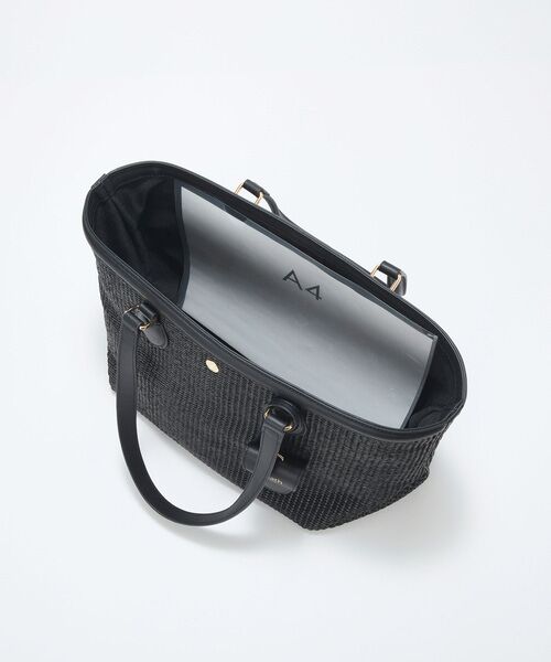 TOPKAPI / トプカピ トートバッグ | 【Breath TOPKAPI】サングラスホルダー付き レザーコンビ カゴバッグ L  | 詳細12