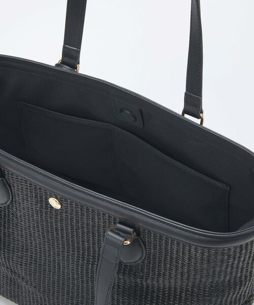 TOPKAPI / トプカピ トートバッグ | 【Breath TOPKAPI】サングラスホルダー付き レザーコンビ カゴバッグ L  | 詳細13