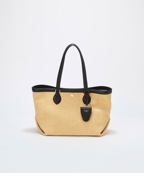 TOPKAPI / トプカピ トートバッグ | 【Breath TOPKAPI】サングラスホルダー付き レザーコンビ カゴバッグ L  | 詳細21