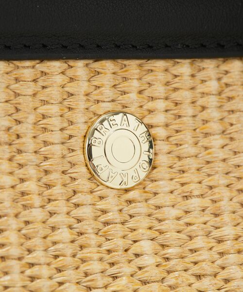 TOPKAPI / トプカピ トートバッグ | 【Breath TOPKAPI】サングラスホルダー付き レザーコンビ カゴバッグ M  | 詳細13