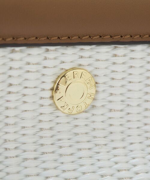 TOPKAPI / トプカピ ショルダーバッグ | 【Breath TOPKAPI】サングラスホルダー付き レザーコンビ カゴ ショルダーバッグ  | 詳細12