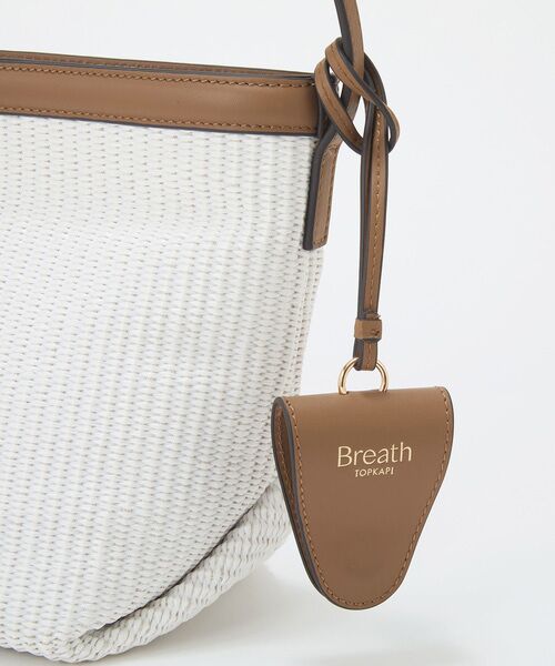 TOPKAPI / トプカピ ショルダーバッグ | 【Breath TOPKAPI】サングラスホルダー付き レザーコンビ カゴ ショルダーバッグ  | 詳細13