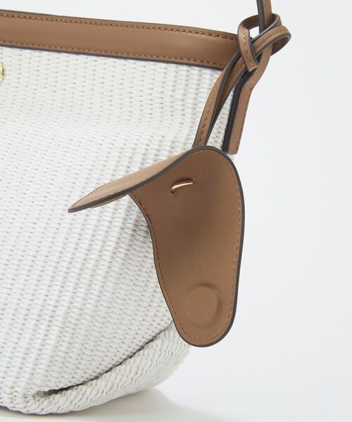 TOPKAPI / トプカピ ショルダーバッグ | 【Breath TOPKAPI】サングラスホルダー付き レザーコンビ カゴ ショルダーバッグ  | 詳細15