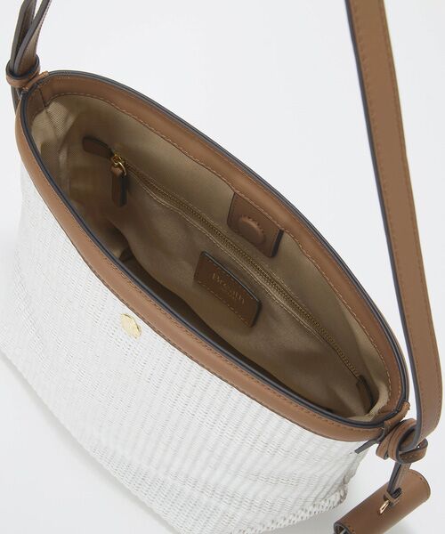 TOPKAPI / トプカピ ショルダーバッグ | 【Breath TOPKAPI】サングラスホルダー付き レザーコンビ カゴ ショルダーバッグ  | 詳細19