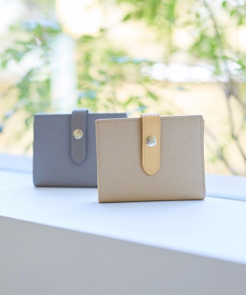 TOPKAPI / トプカピ 財布・コインケース・マネークリップ | 【Breath TOPKAPI】SCOTCH GRAIN スコッチグレイン 二つ折り 財布（ライトベージュ）