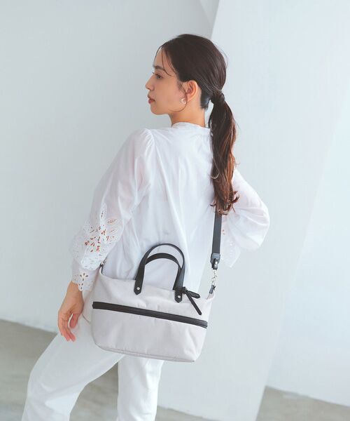 TOPKAPI / トプカピ トートバッグ | 【TREASURE TOPKAPI】ナイロンコンビ 2way チェンジング トートバッグ ショルダーベルト付き | 詳細4