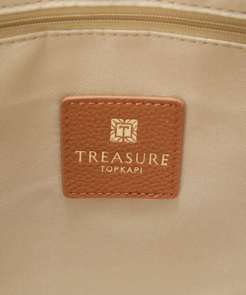 TOPKAPI / トプカピ トートバッグ | 【TREASURE TOPKAPI】レザーコンビ ストライプハンドル スリム トートバッグ　A4 / 軽量 | 詳細11